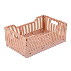 Paris prix Cagette de rangement pliable - Rose