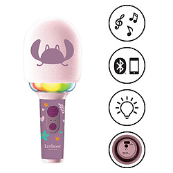 Lexibook Karaoke Microphone Angel - Microphone avec effets sonores et lumineux