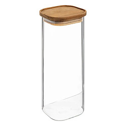 Five Simply Smart Bocal en Verre Hermet 2L Transparent & Marron