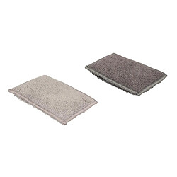 Five Simply Smart Lot de 2 Éponges Réutilisables Microfibre 13cm Gris