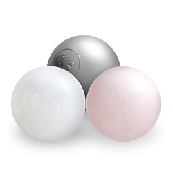 1001jouets 200 balles de piscine 6 cm argent/rose