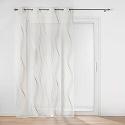 Paris Prix Rideau Voilage à Œillets Elona 140x240cm Or