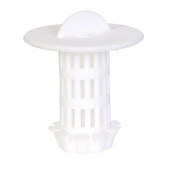 Paris Prix Attrape Cheveux pour Évier Silicone 4cm Blanc