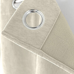 Paris Prix Rideau Thermique Occultant Velvet 140x260cm Écru