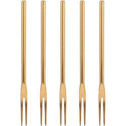 Vendos85 Fourchettes à fruits en acier inoxydable 304 réutilisables