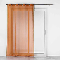 Paris Prix Rideau Voilage à Œillets Sarah 140x240cm Terracotta