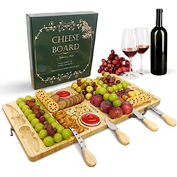 Vendos85 Grande planche à découper en bambou premium