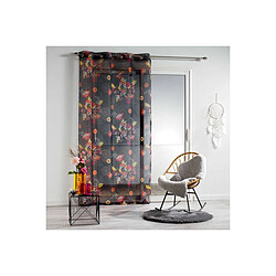Paris Prix Rideau Voilage Imprimé Botania 140x240cm Multicolore