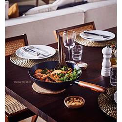 Beka Poêle wok Mandala en fonte émaillée - 28 cm