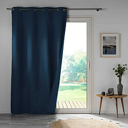 Avis Douceur D'Interieur Rideau Occultant Obscure 140x260cm Bleu Marine