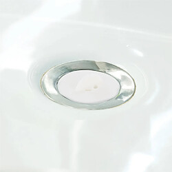 Paris Prix Attrape Cheveux pour Évier Silicone 4cm Blanc pas cher