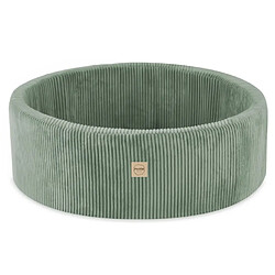 1001jouets Piscine ronde 90x30 cm velours côtelé vert