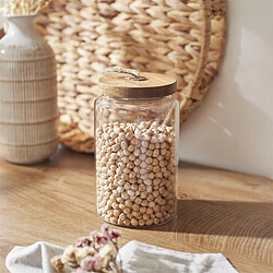 Paris Prix Bocal de Conservation Acacia 1,05L Transparent