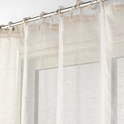 Paris Prix Rideau Voilage à Nouettes Norine 140x240cm Naturel