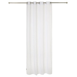 Atmosphera Rideau Voilage Rayure 140x240cm Blanc