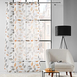 Acheter Douceur D'Interieur Rideau Voilage à Œillets Vahine 140x240cm Multicolore