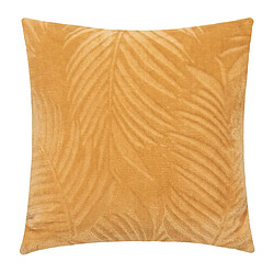 Atmosphera Zoa - 40x40 cm - Jaune Coussin Déco en Flannelle Zoa 40x40 Ocre