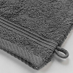 Avis Douceur D'Interieur Lot de 2 Gants de Toilette Tendresse 15x21cm Anthracite