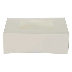 Paris Prix Lot de 2 Boîtes à Gâteaux Rectangles 22cm Naturel