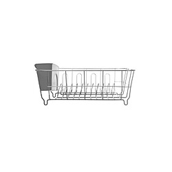 Avis Five Simply Smart Egouttoir à Vaisselle Métal Coloré 36cm Gris