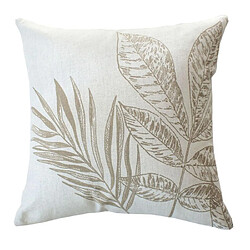 Paris Prix Coussin Déco à Motifs Natura 40x40cm Écru & Naturel