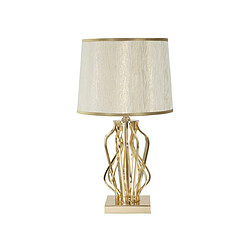 Paris Prix Lampe à Poser Design Glam X 52cm Or & Crème