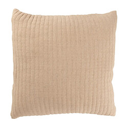 Paris Prix Coussin Déco Lignes Teddy 45x45cm Beige
