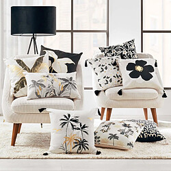 Acheter Paris Prix Coussin Déco Pompons Darcy 45x45cm Naturel