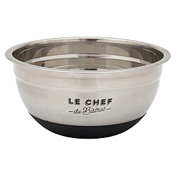 Paris Prix Bol Mélangeur Antidérapant Bistrot 20cm Argent