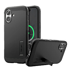 Spigen SGP Coque pour iPhone 17 MagSafe Série Tough Armor T MagFit avec Béquille Intégrée Noir