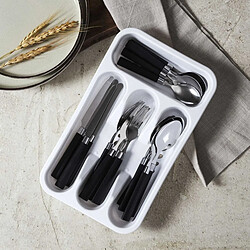 Paris Prix Ménagère 16 Pièces & Range-Couverts Campus 32cm Noir