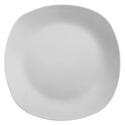 Secret De Gourmet Lot de 6 Assiettes Plates Plaza 25cm Blanc