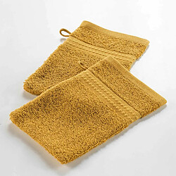 Avis Douceur D'Interieur Lot de 2 Gants de Toilette Excellence 15x21cm Tournesol