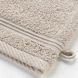 Avis Douceur D'Interieur Lot de 2 Gants de Toilette Tendresse 15x21cm Taupe