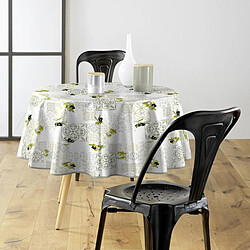 Paris Prix Nappe Toile Cirée Ronde Andalousie 160cm Vert