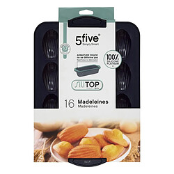 Avis Five Simply Smart Moule 16 Madeleines Silicone Silitop 33cm Gris