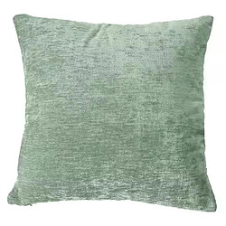 Paris Prix Coussin Déco en Velours Velvet 40x40cm Vert Céladon