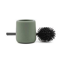 Paris Prix Brosse WC en Céramique Ceralia 38cm Sauge