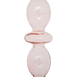 Atmosphera Chandelier en Verre Design Bulles 25cm Rose Clair