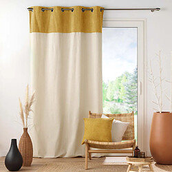 Paris Prix Coussin Déco Bouclette Tessa 45x45cm Jaune pas cher