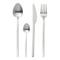 Paris Prix Ménagère 24 Pièces en Inox Irvin Mat 27cm Argent