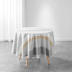 Paris Prix Nappe de Table Ronde Iliade 180cm Gris