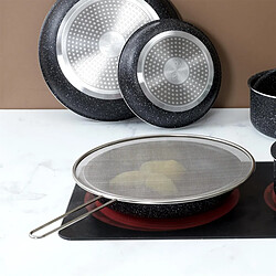 Paris Prix Couvercle Anti-Projection Inox 29cm Argent