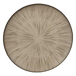 Secret De Gourmet Lot de 6 Assiettes Plates Gloria 28cm Champagne