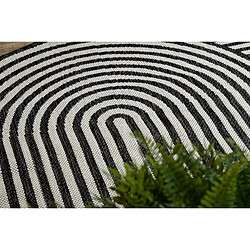 RUGSX Tapis en sisal ORGANIC 2131 Géométrique écru noir – naturel, forme irrégulière moderne 200x290 cm pas cher