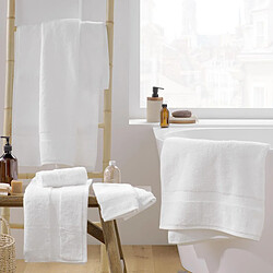 Avis Douceur D'Interieur Lot de 2 Gants de Toilette Elegance 15x21cm Blanc