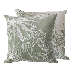 Paris Prix Coussin Déco Imprimé Mambo 40x40cm Vert Olive