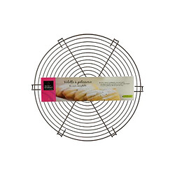 Five Simply Smart Volette à Pâtisserie Ronde Métal Gourmand' 30cm Taupe