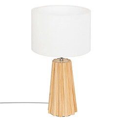 Atmosphera Lampe à Poser en Bois Adon 53cm Naturel