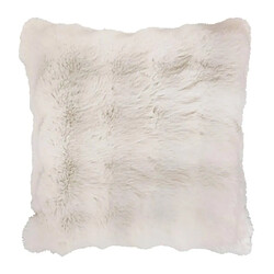 Atmosphera Coussin Imitation Fourrure 3D Zephy 45x45cm Blanc